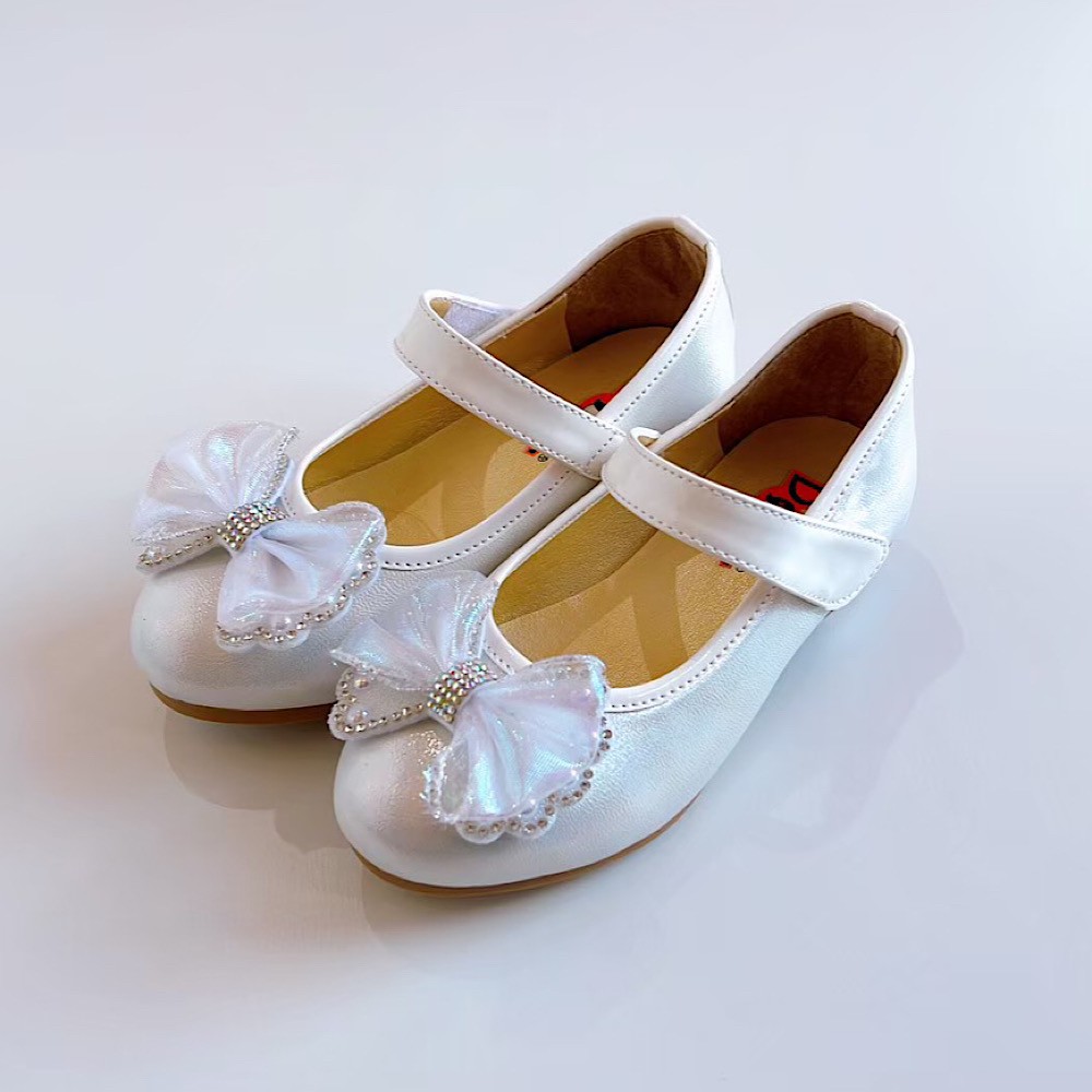 リボンヒールパンプス