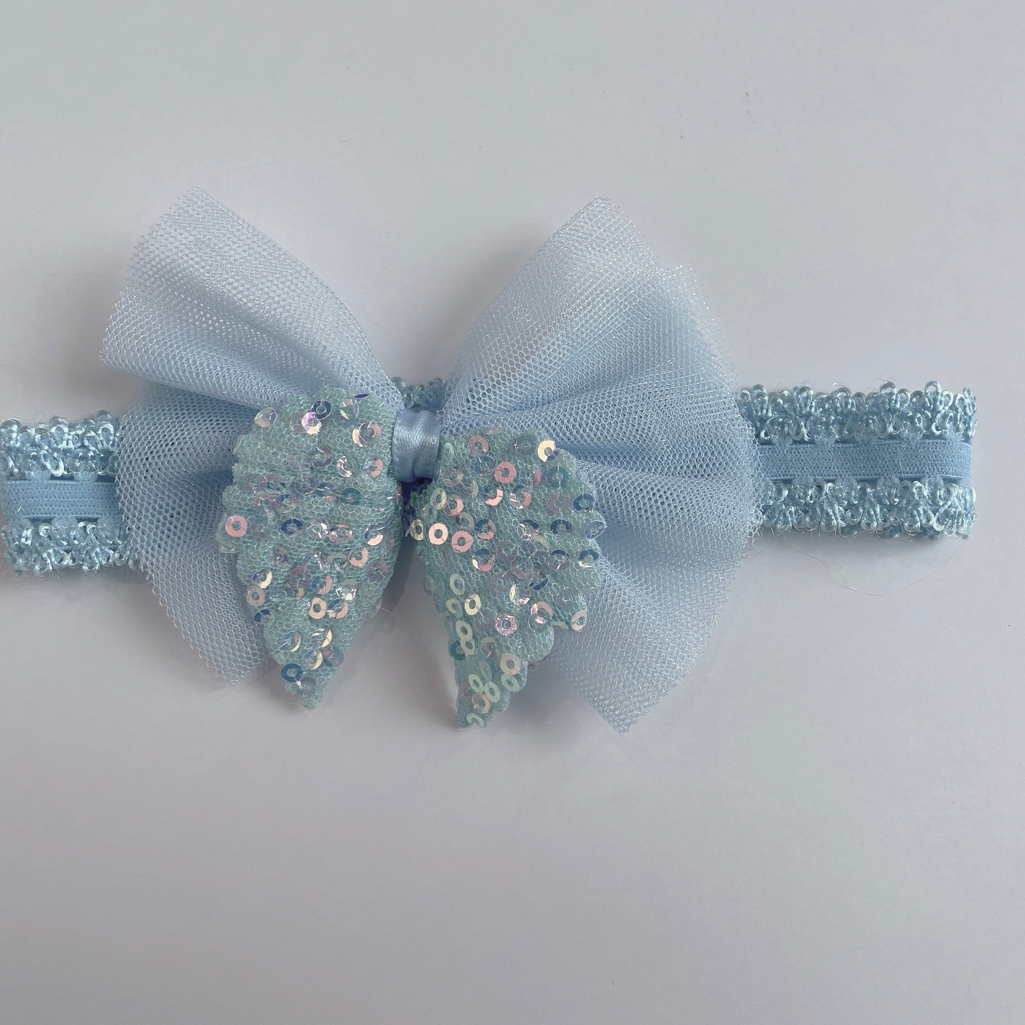 ブルーリボンヘアバンド