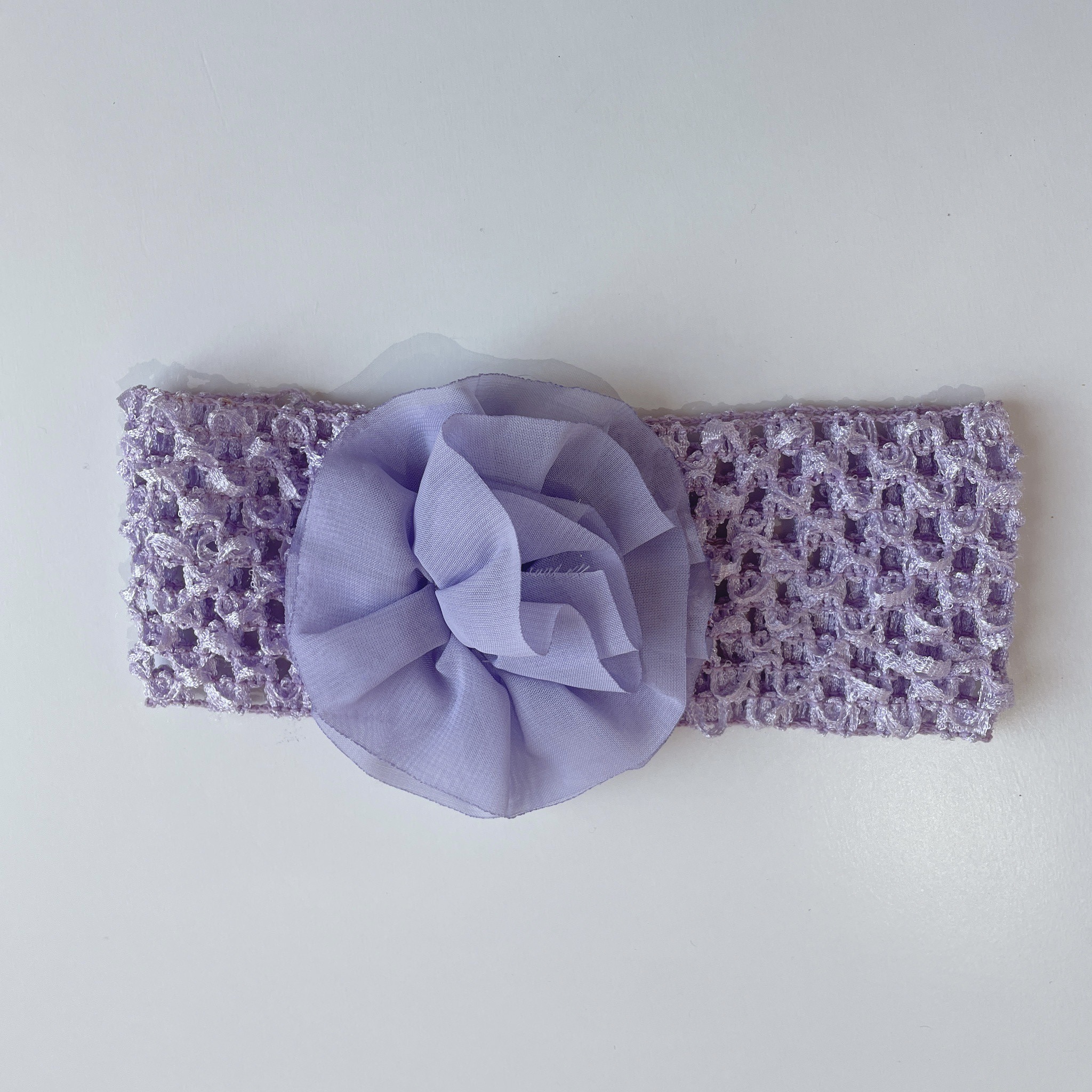 シフォンフラワーヘアバンド