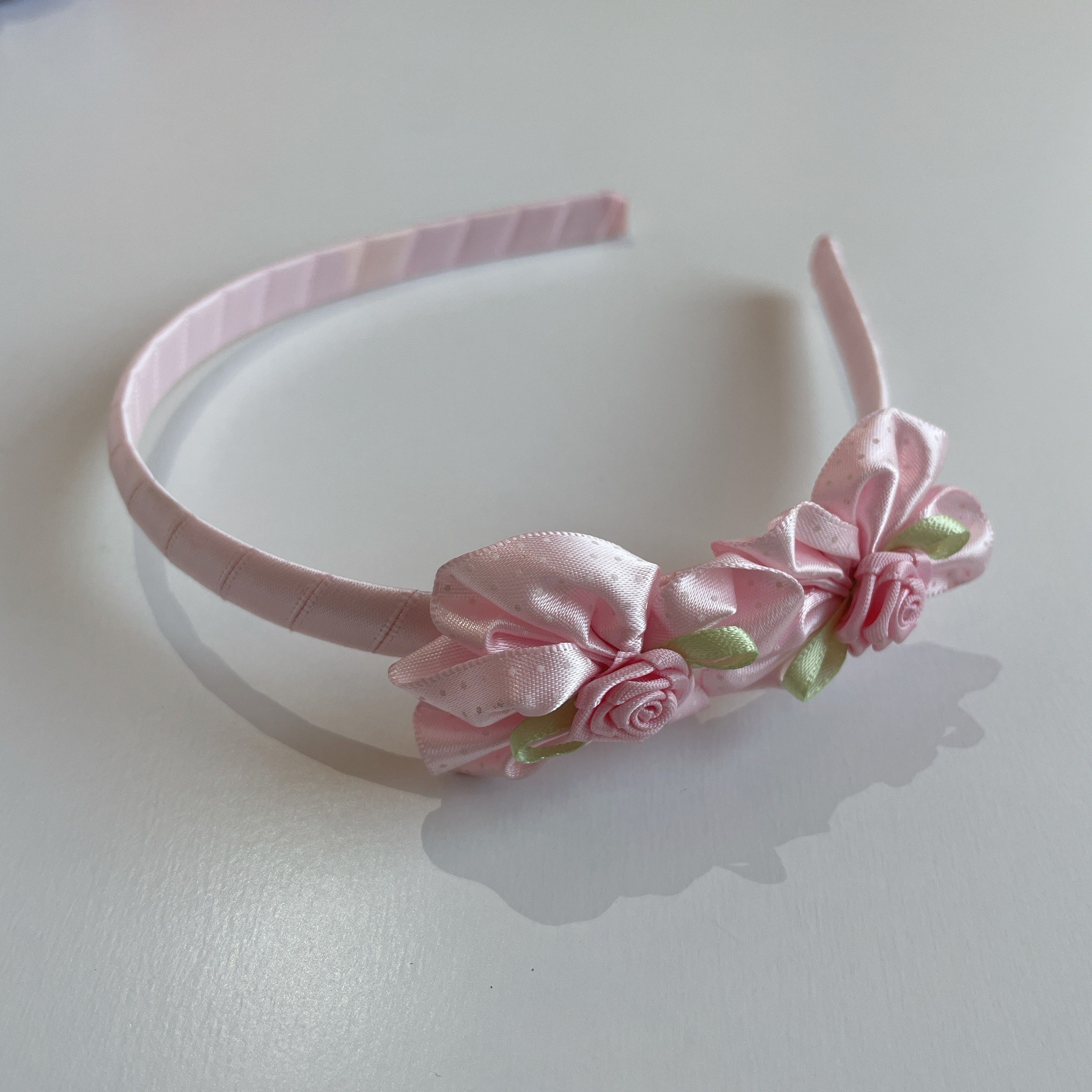 小花バラカチューシャ