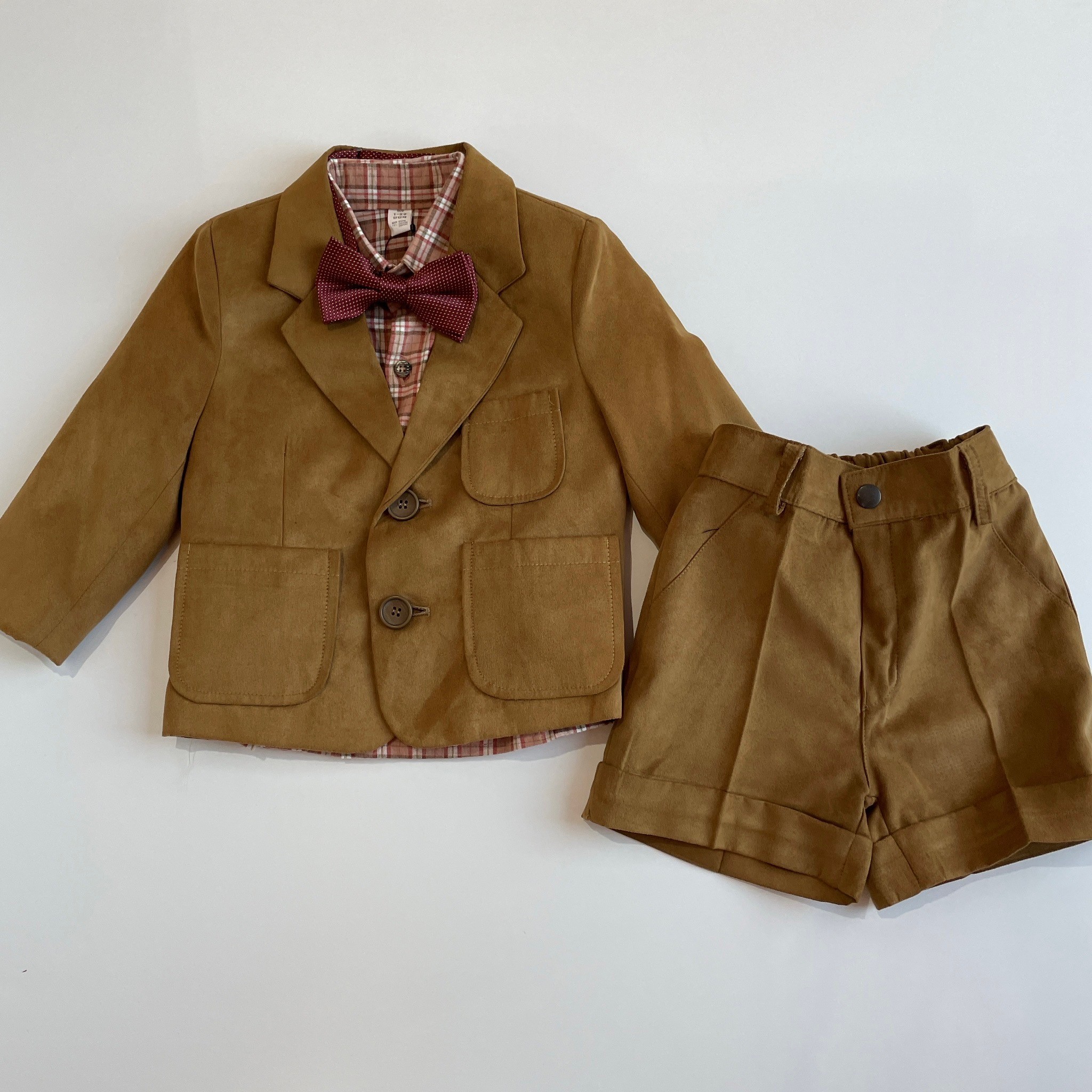 ブラウンカジュアルフォーマルスーツ